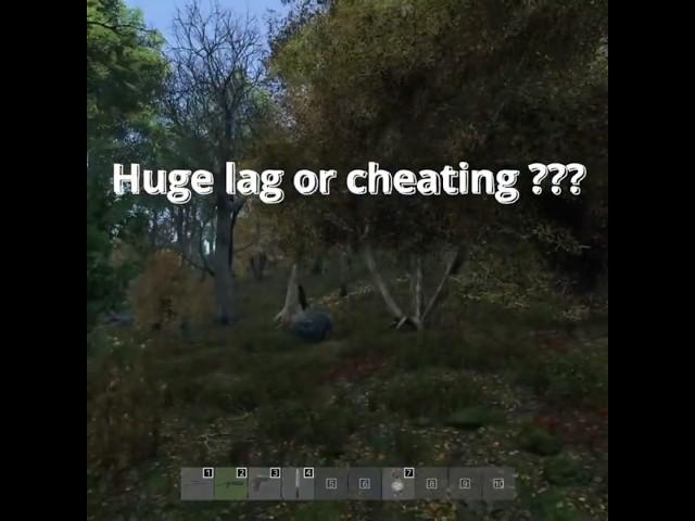 Lag or cheating ??  #dayz #gaming #deadfall #fps #pvp #teamplay #survival #cheating #wtf #trending