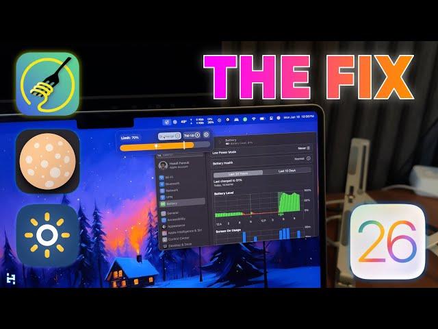 macOS 26 Broke AlDente, Lunar and Vivid Apps: I Found the Solution!