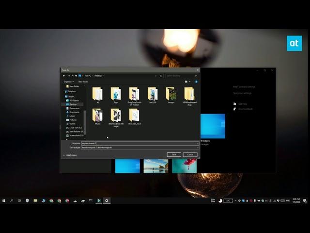 How To Import And Export Themes In Windows 10