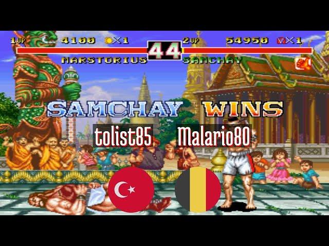 FT5 @karnovr: tolist85 (TR) vs Malario80 (BE) [Karnovs Revenge Fightcade] Jun 16