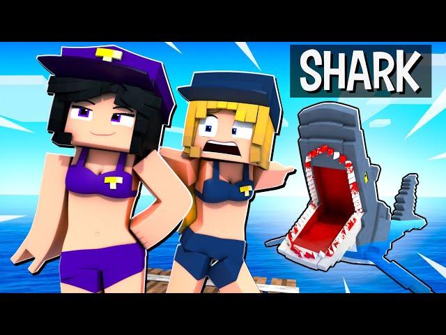 PURPLE GIRL'S SHARK ATTACK! 