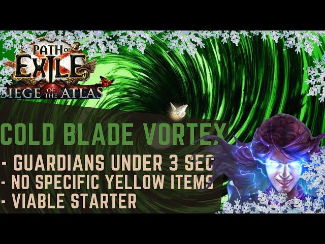 PoE 3.24 -  Divinarius Cold Blade Vortex - Path of Exile Necropolis