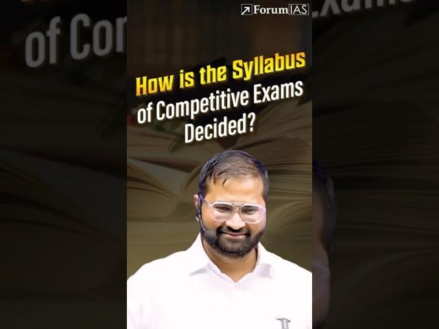 How is the Syllabus of any Competitive Exam Decided? #upscsyllabus