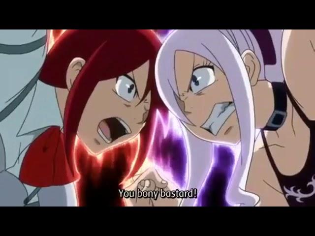 Fairy Tail | Erza Fights With Mirajane (ENG SUB)