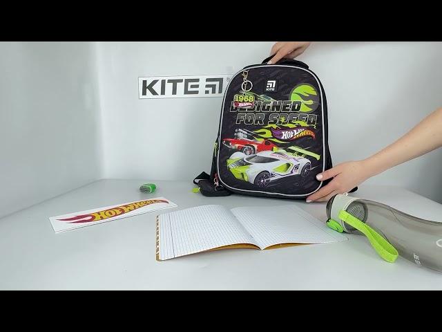 Рюкзак каркасний Kite Education Hot Wheels HW24-555S