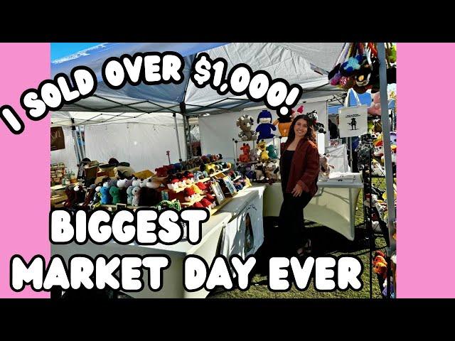 MARKET DAY I MADE OVER $1,000  WAS IT WORTH ITHOW I SET UP FOR A MARKET