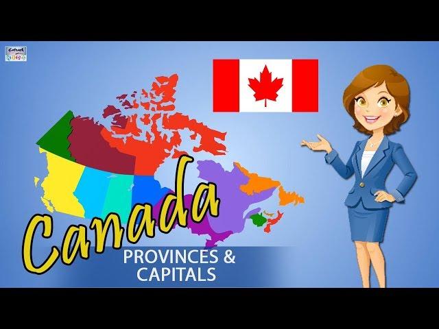 Learn Canada Provinces And Capitals | Canada Country Map | Territories Of Canada