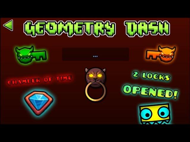 Geometry Dash 2.1 Quest 2/4: Chamber of Time (3rd Vault) Codes and 2 Locks OPENED!