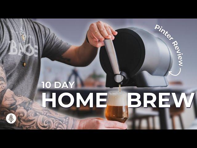 Brewing Craft Beer At Home In 10 Days?! | Pinter Review | Craft Beer Home Brewing Kit