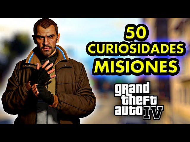 50 CURIOSIDADES de las MISIONES de GTA IV #1