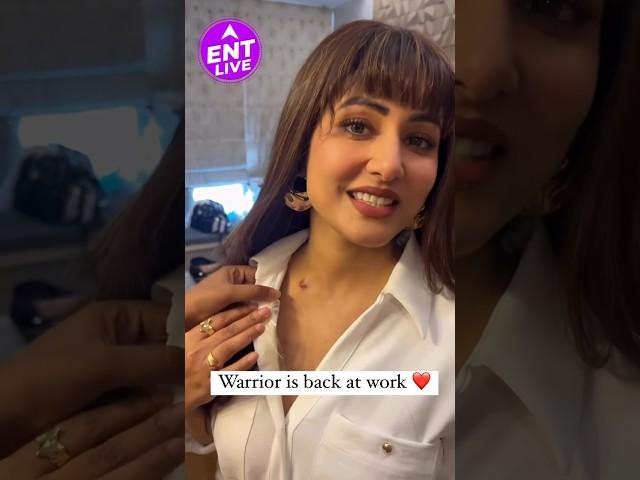 Hina Khan is Back at Work after her Cancer Diagnosis, Share Glimpses on Social Media