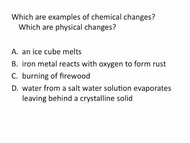 Physical and Chemical Changes - Chemistry Tutorial