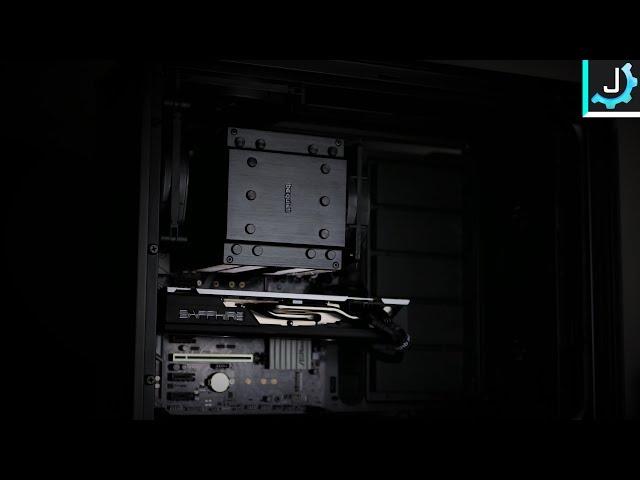 Super Stealth Gaming PC Build With RX 580 - The Quietest PC I've Ever Built