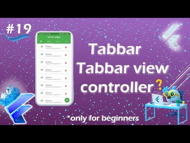 Tabbar widget | Tabbarview flutter | DefaultTabController