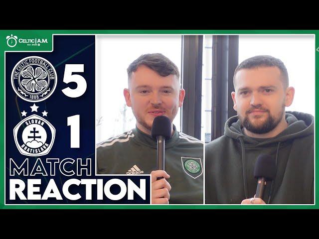 "Rodgers deserves so much credit" | Celtic 5-1 Slovan Bratislava | Match Reaction