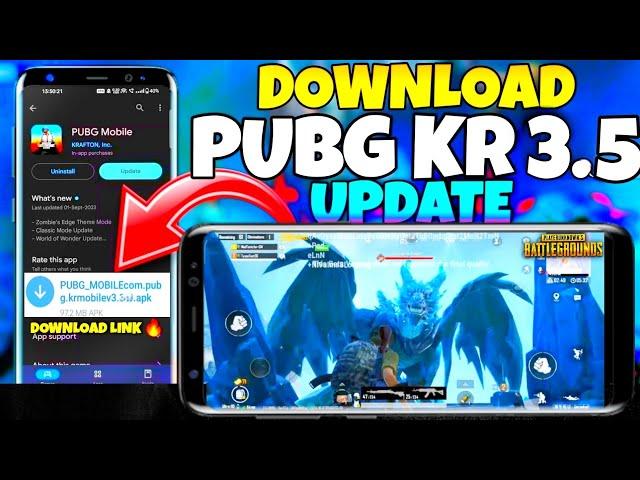 PUBG KR 3.5 UPDATE | HOW TO UPDATE PUBG KR NEW VERSION UPDATE DOWNLOAD | DOWNLOAD PUBG KR UPDATE 3.5