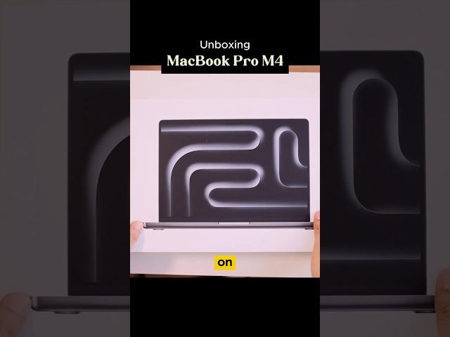 MacBook  Pro M4 - Apple's premium packaging  #appleunboxing #unboxingvideo #macbookpro2024