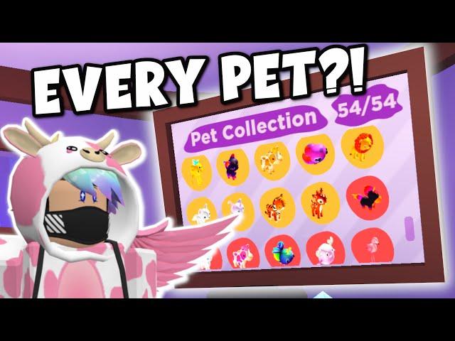 I Bought EVERY Pet In Roblox Overlook Bay! (All 54 pets!)