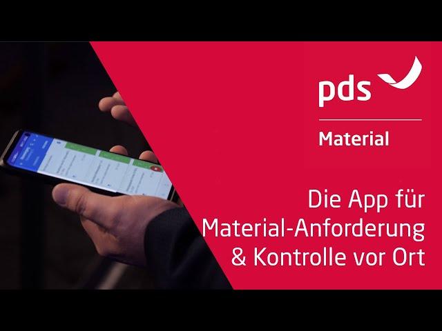 Material-Anforderung & Kontrolle | Vorstellung pds Material App für Handwerk & Bau [2021]