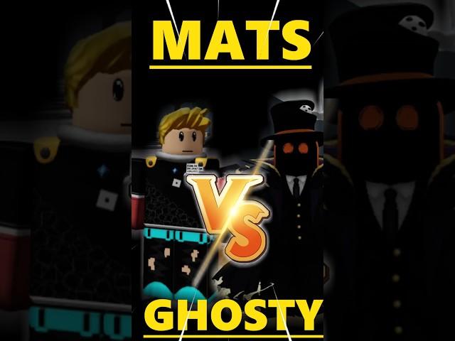 Mats VS Ghosty #roblox #robloxthestrongestbattlegrounds #robloxedit #ghosty