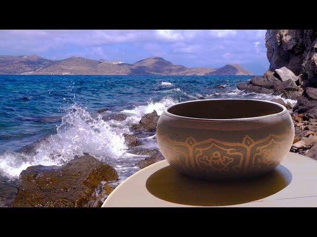 Tibetan Bowls + Ocean Waves | Music for Sleep, Studying, Meditation | White Noise 10 Hours