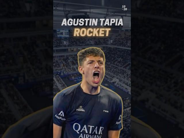 Tapia's Smash Is a ROCKET  #padel #padelshorts #padelsmash