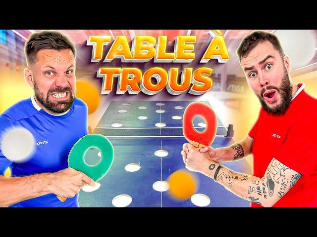 On CREE les PIRES Tables de PING PONG !! ( Matchs de l'extrême )