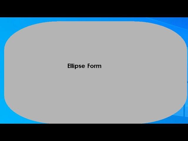 C# winform Round Corner Form