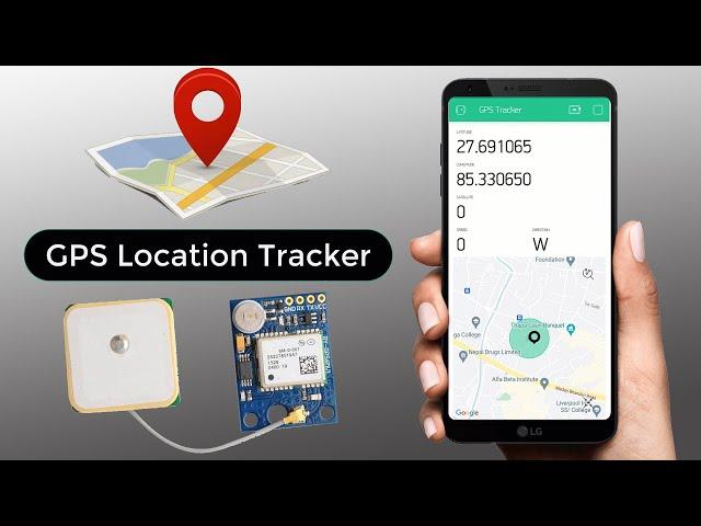 Real Time GPS Location Tracker using ESP8266 & Blynk with Google Maps