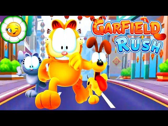 Garfield Rush #1  Новый бесконечный бег с Гарфилдом! Открытие бокового мира! 9-10 уровни