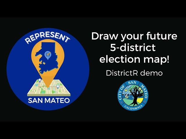 Represent San Mateo - 5-District Elections Online Mapping Tool Demo