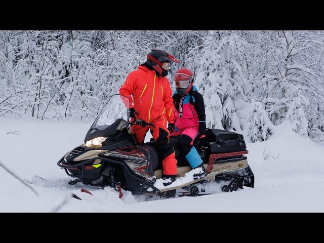 суперширокогусеничный снегоход с пониженной передачей AODES SNOWCROSS SWT 1000 EFI