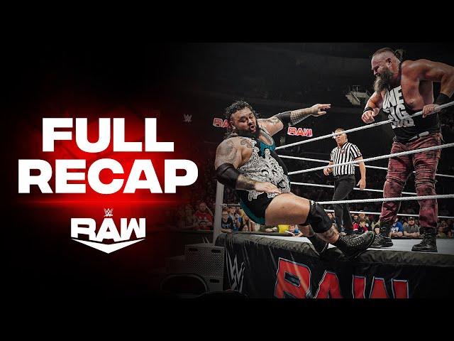 Full Raw highlights: Sept. 30, 2024