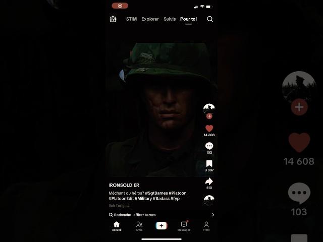 Train Harder Kill Easier #platoon #stgbarnes