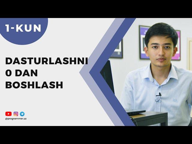  Dasturlashni 0 dan o'rganish - PHP Dasturlash tili - 1/21 KUN