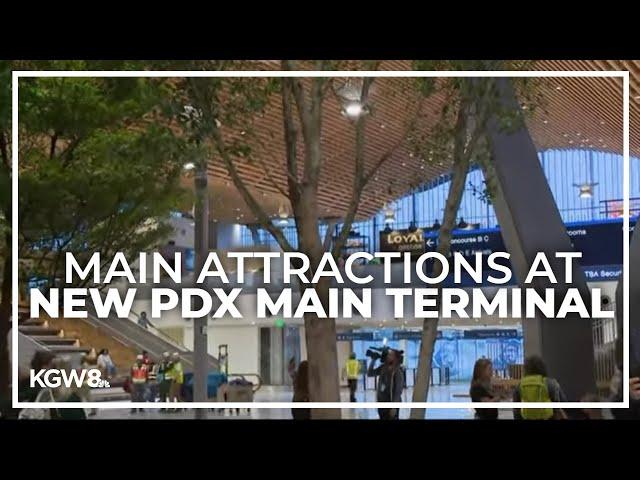 New Portland airport main terminal: What to eat, where to shop