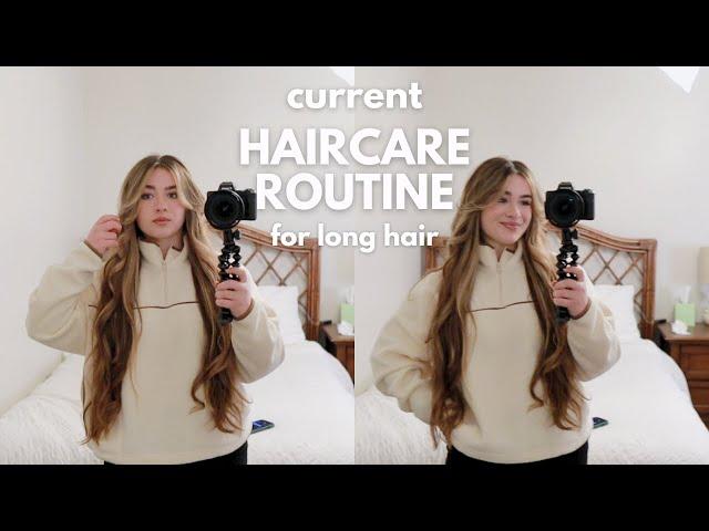 my HAIRCARE ROUTINE for long hair | + my tips on growing out your hair