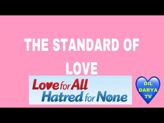 THE STANDARD OF LOVE