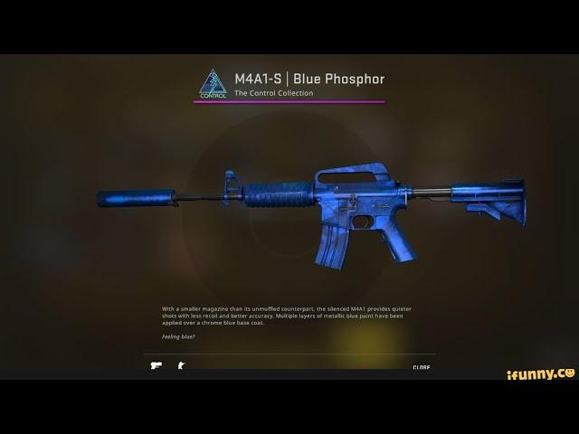 КРАФТ M4A1-S СИНІЙ ФОСФОР 2023\ M4A1-S Blue Phosphor TRADE UP (CS GO)