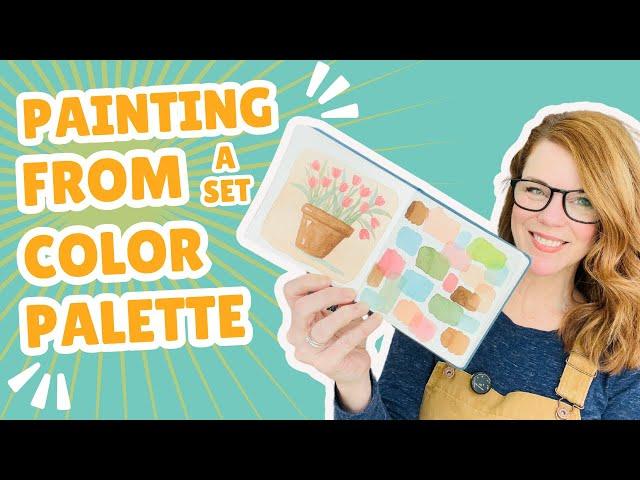 Painting from a set color palette