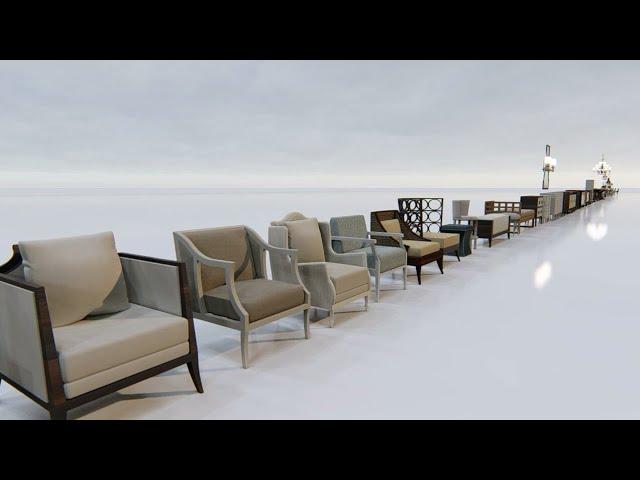 Sketchup Brands Furniture Vol. 1 + Lumion Animation