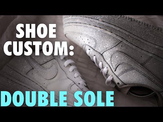 DOUBLE SOLE SHOE CUSTOM with @brandanjosh