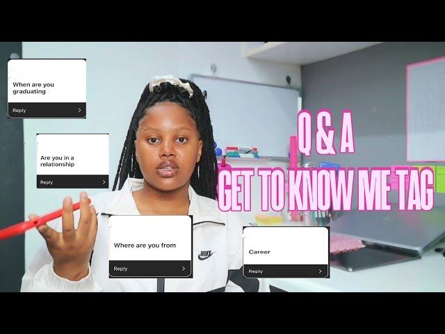 Q&A GET TO KNOW ME TAG + South African Youtuber