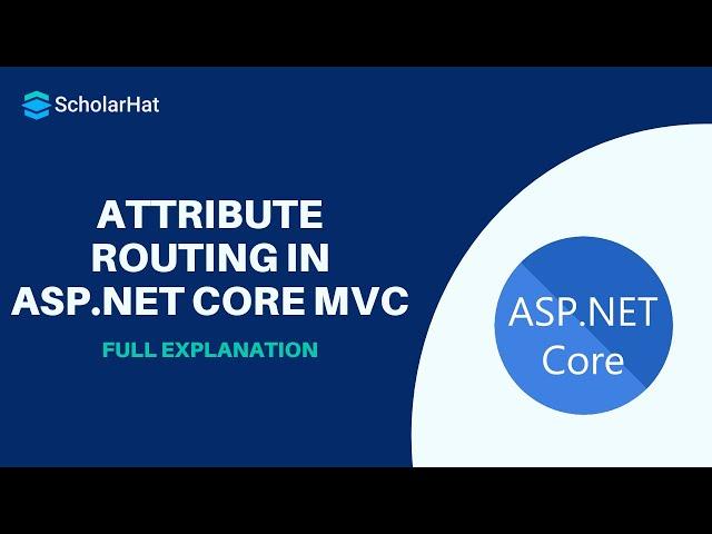 Attribute Routing in ASP.NET Core MVC