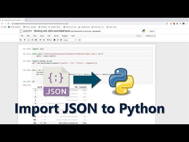 How to Import JSON Data into Python with Jupyter Notebook