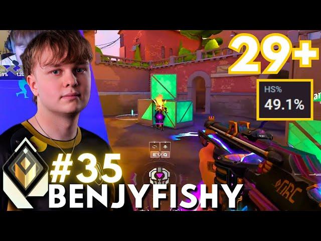 Benjyfishy 49.1% Headshot in #35 Radiant! Valorant Pro! [EU] #benjyfishy