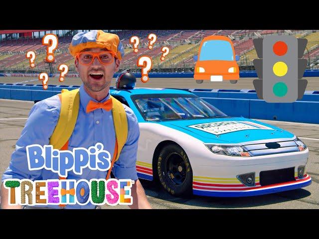 Blippi's Race Car Field Trip! | Blippi's Treehouse | Fun and Educational Videos for Kids