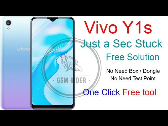 Vivo Y1s After Frp Bypass stuck on just a second fixed With one click Free tool no need test point