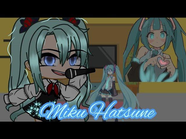 Реакция персонажей бесконечного лета на Мику из нашей вселенной (Miku Hatsune) |Gacha club|описание