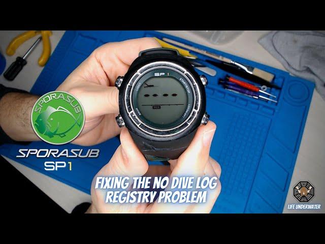 Sporasub SP1 ⌚ Fixing the no dive log registry problem | Life Underwater